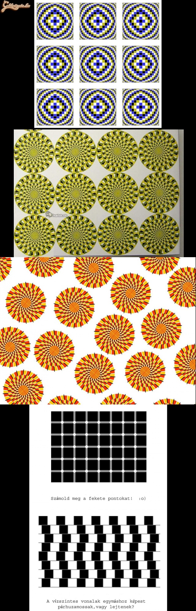 Best of optikai csalódások (mind állókép)