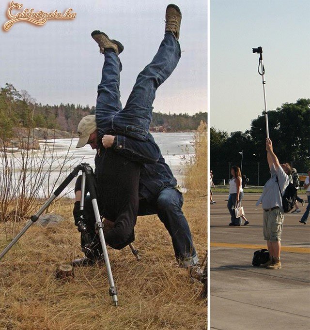 Fényképezni így is lehet...