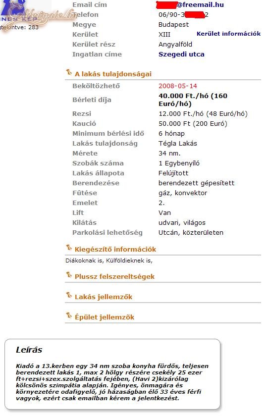 Olcsó albérlet! Diákoknak is!