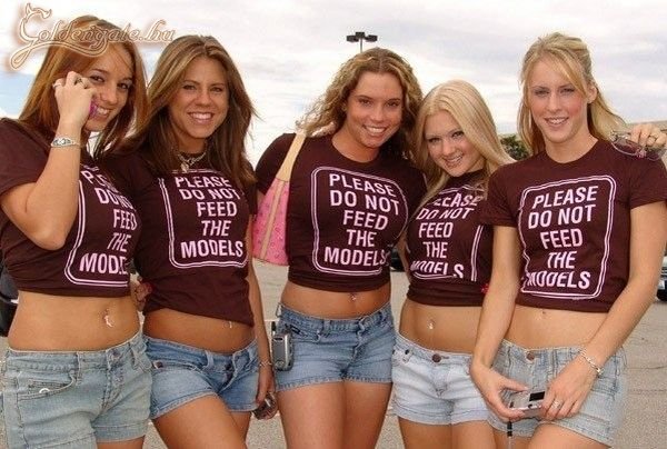 Kérjük ne etessék a modelleket!