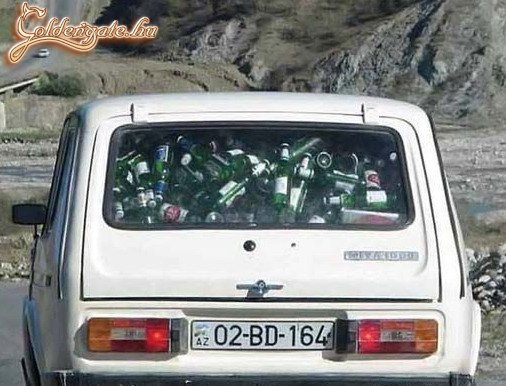 Megyek, most már visszaváltom az üvegeket!