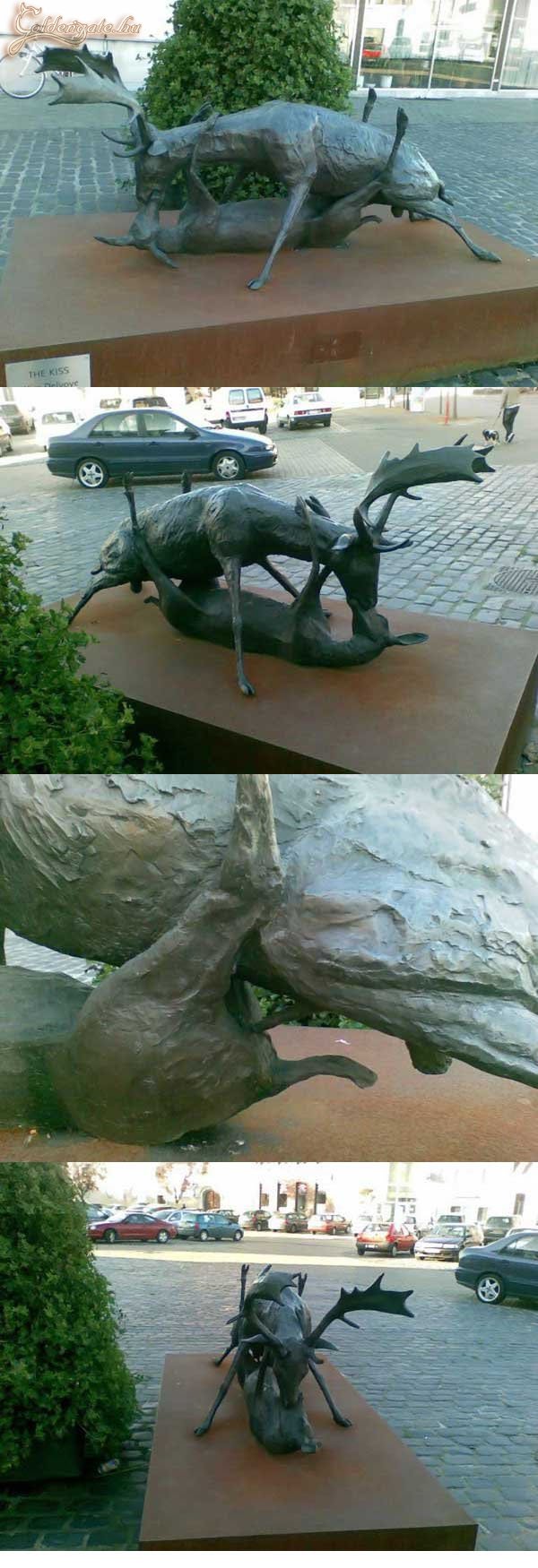 A szobor neve: A csók