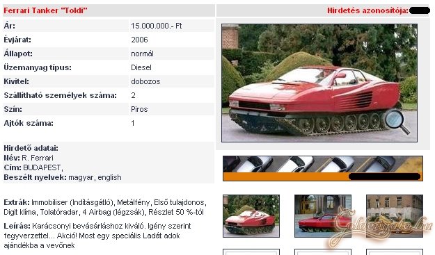 Ferrari tanker
