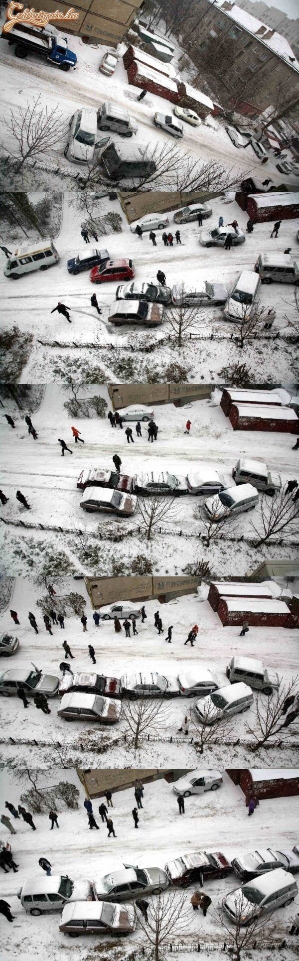 Vigyázat! Kicsit csúszik...