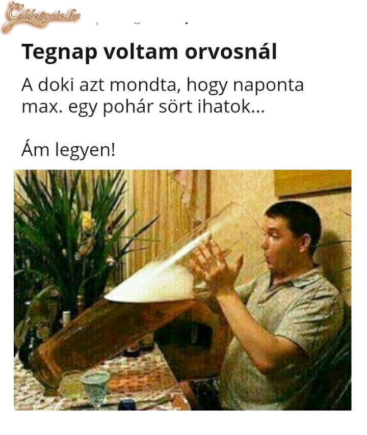 Napi egy pohár