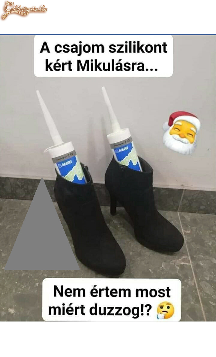 Mikulásra szilikon