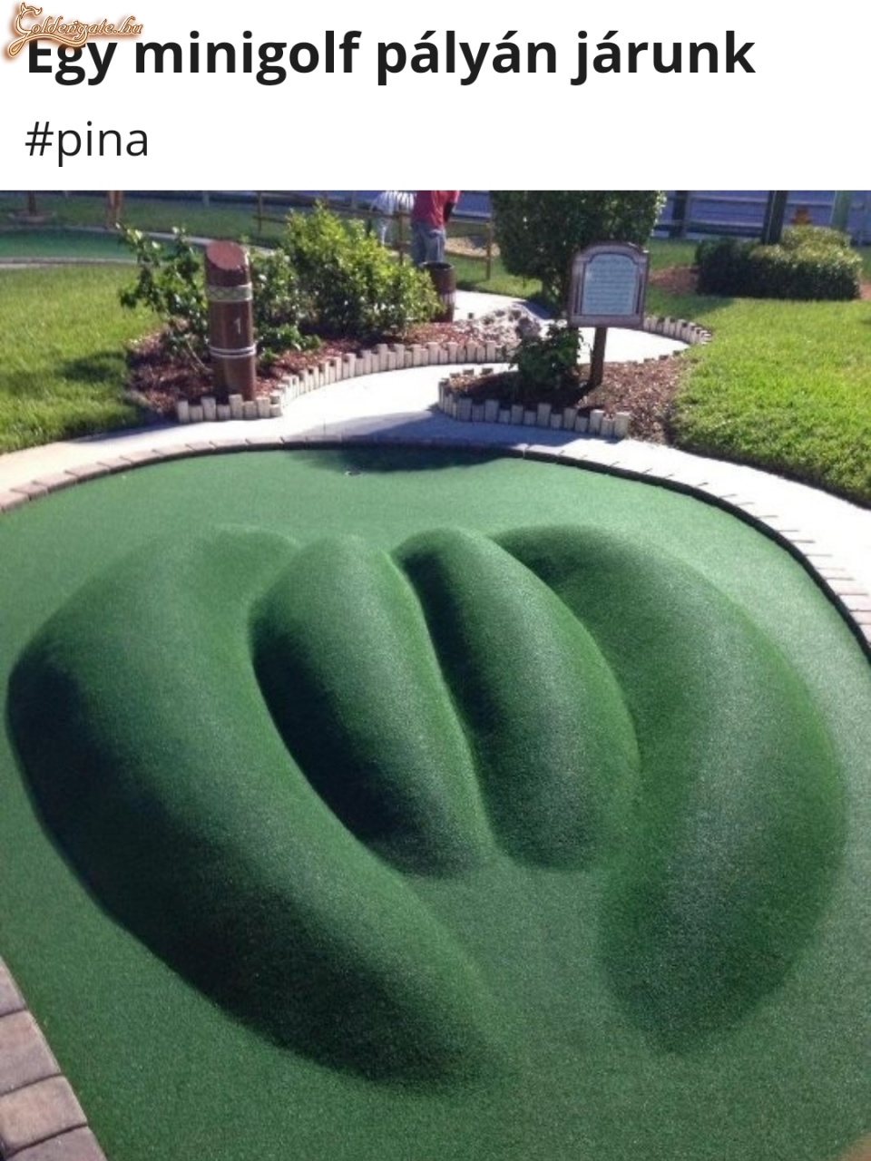 Minigolf pálya