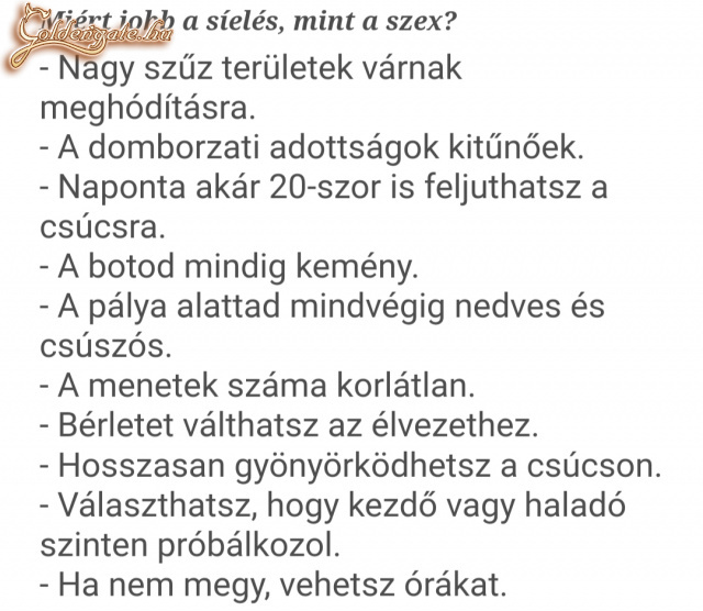 Sielés vs. szex