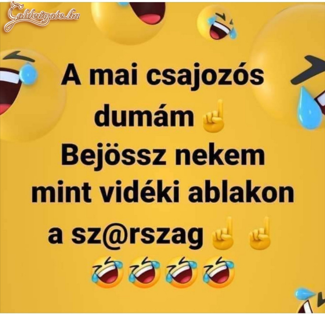 Mai csajozós duma 