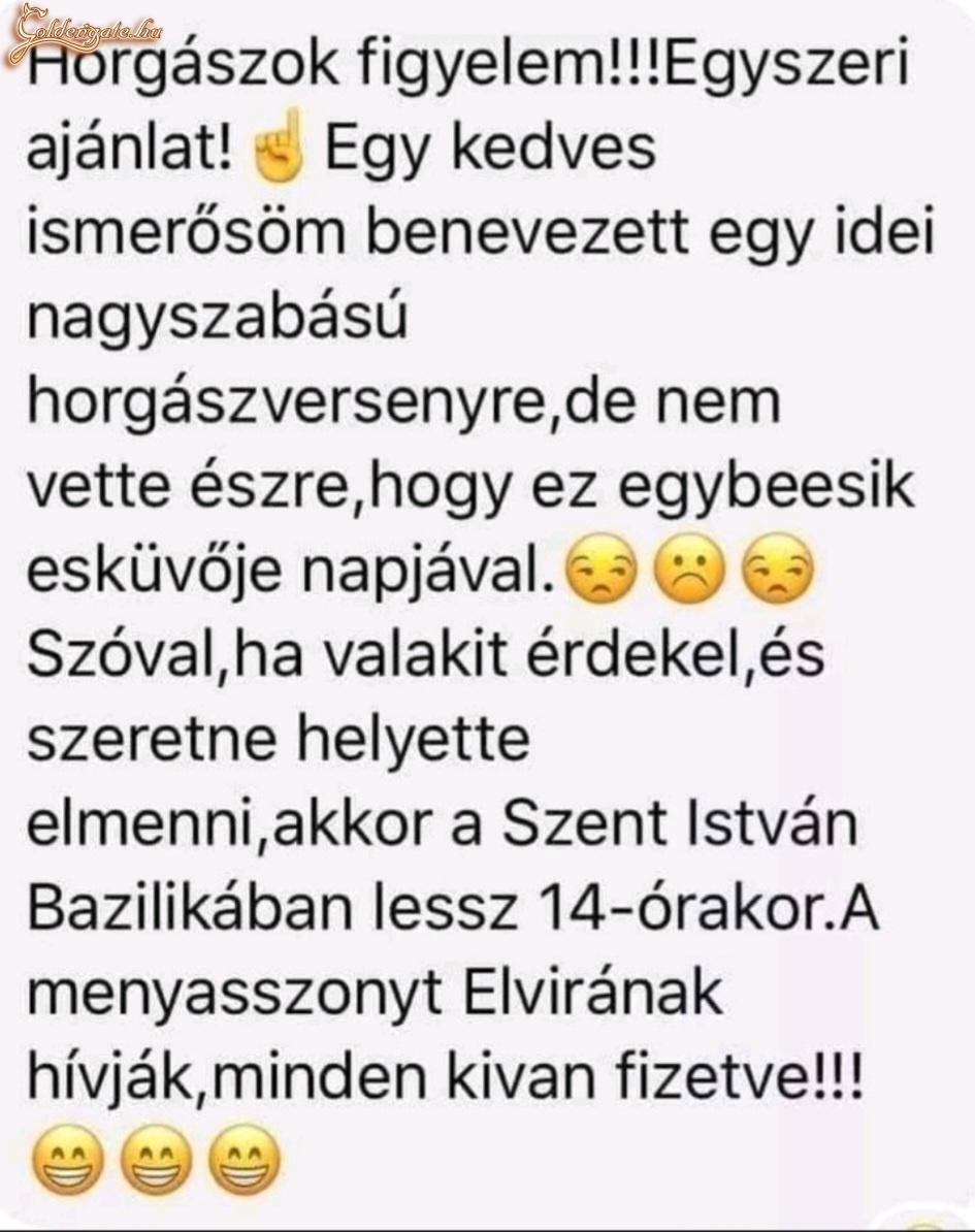 Horgászok figyelem