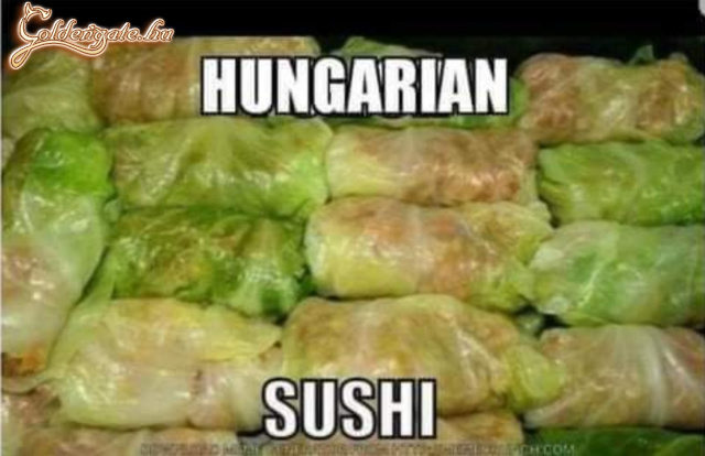 A sushi nálunk is megy