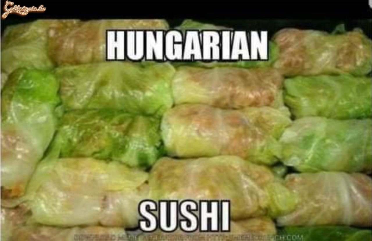A sushi nálunk is megy