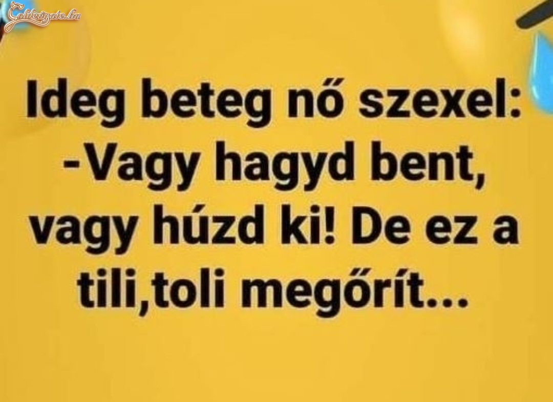 Idegbeteg nő