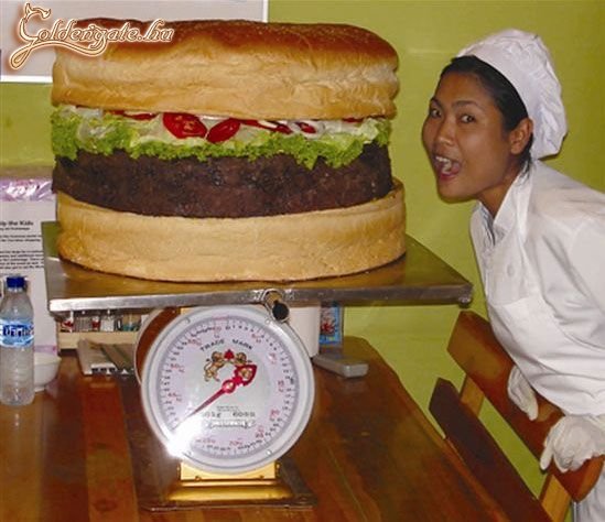 Extra burger