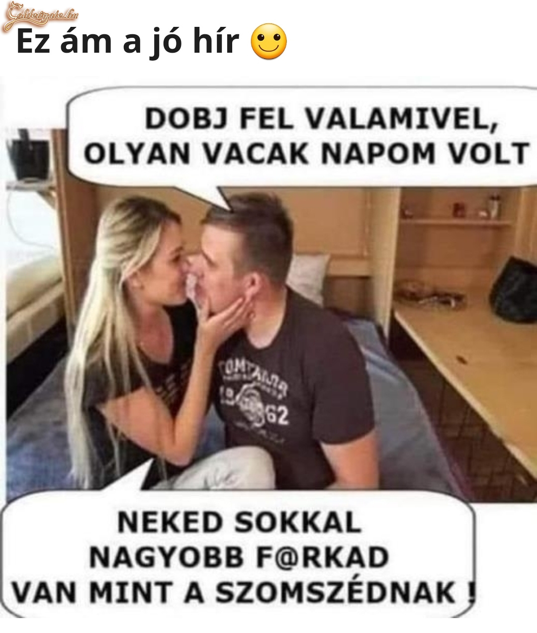 Dobj fel valamivel