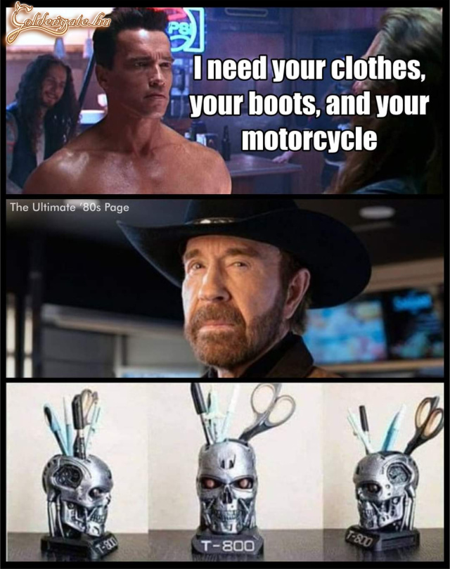 T-800 vs Norris
