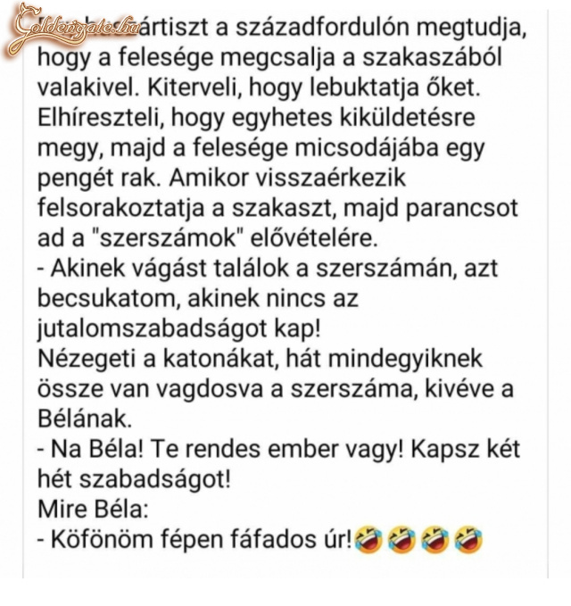 Régi vicc