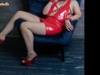 BDSM fotózás - piros és fekete