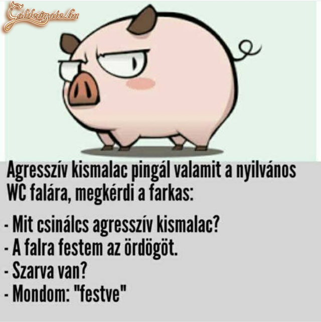 Agresszív kismalac