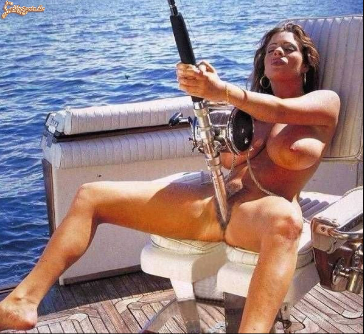 Szenvedélyes horgász. 