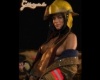 Firefighter woman