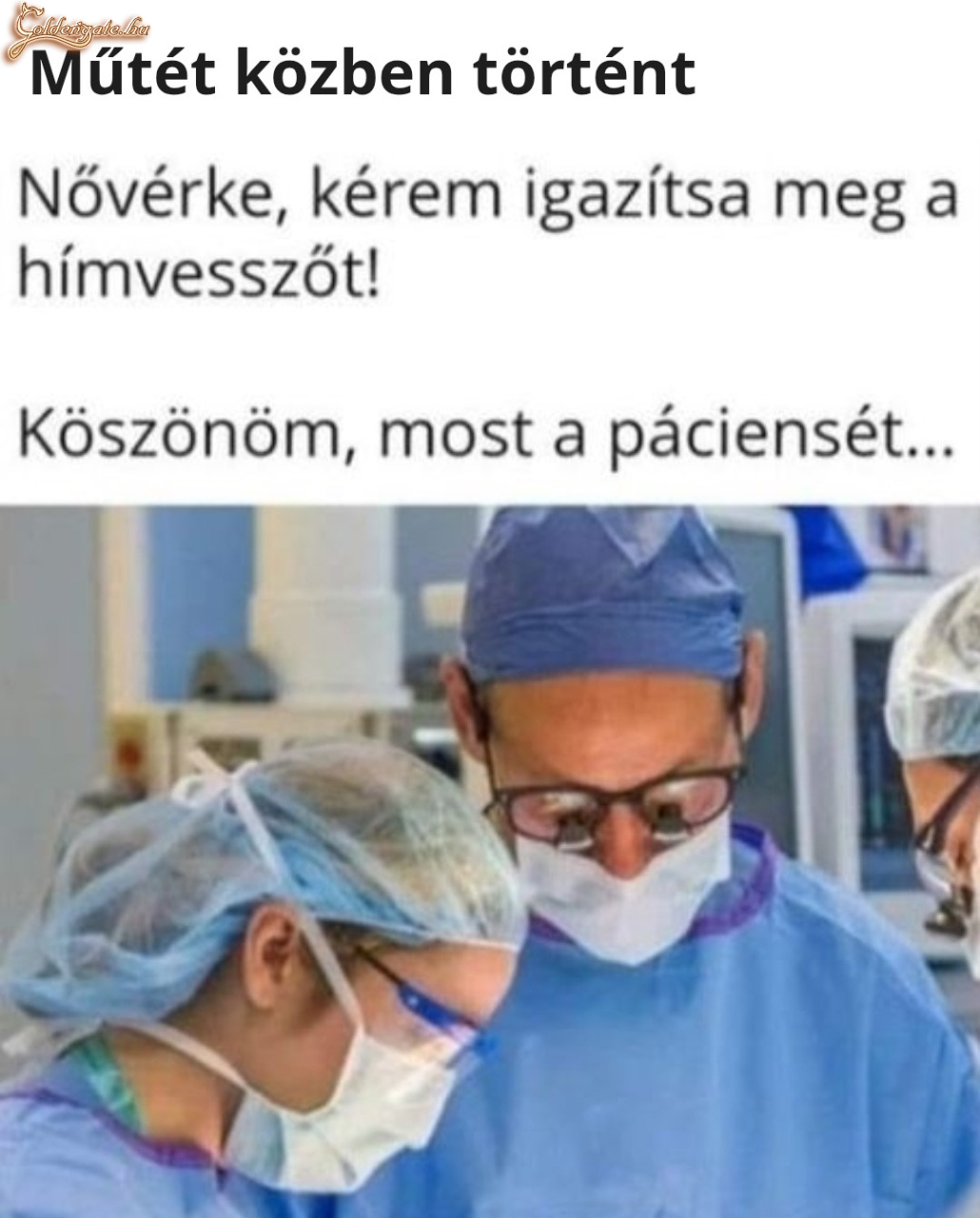 Műtét közben