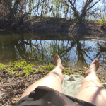 Egy kis napozás a vízparton  - 1. kép