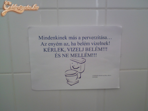 WC felirat