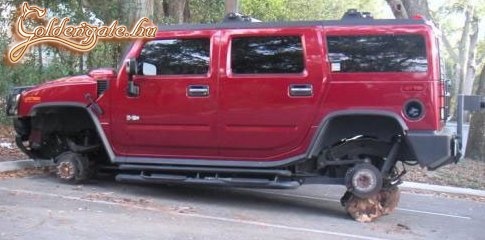 Hummer kerekek nélkül