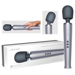 le Wand - exkluzív, akkus masszírozó vibrátor (ezüst) le Wand - exkluzív, akkus masszírozó vibrátor (ezüst)