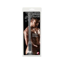 You2Toys DILATOR - hosszú, szilikon húgycsővibrátor - fekete (8-11mm)