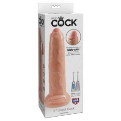 King Cock 9 Fitymanátor - élethű dildó (23 cm) - natúr