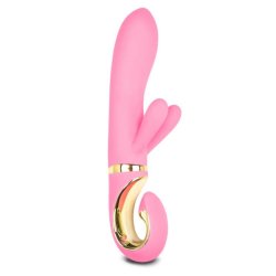 G-Vibe GRabbit - akkus, 3 motoros G-pont vibrátor (pink)