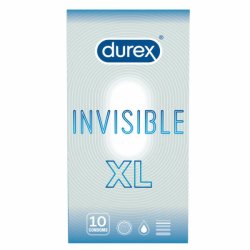 Durex Invisible XL - extra nagy óvszer (10db)