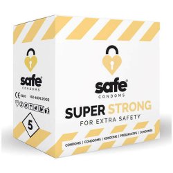 SAFE Super Strong - extra erős óvszer (5db)
