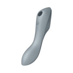 Satisfyer Curvy Trinity 3 - léghullámos 2in1 vibrátor (szürke)