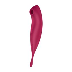 Satisfyer Twirling Pro - okos 2in1 csiklóvibrátor (piros)