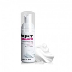 Love to Love Super Smooth - vízbázisú síkosító hab (50ml)