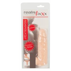 Realistixxx - heregyűrűs péniszköpeny - 16cm (natúr)