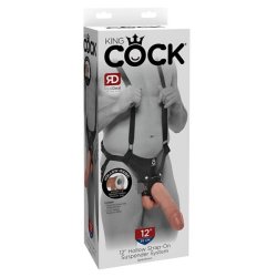 King Cock Strap-on 12 - felcsatolható dildó hámmal (30cm)