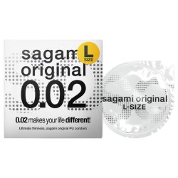 Sagami Original 0.02 L - ultravékony óvszer (58 mm, 1 db) Sagami Original 0.02 L - ultravékony óvszer (58 mm, 1 db)