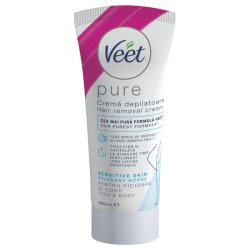 Veet Pure - szőrtelenítő krém lábra és testre - érzékeny bőrre (200 ml) Veet Pure - szőrtelenítő krém lábra és testre - érzékeny bőrre (200 ml)