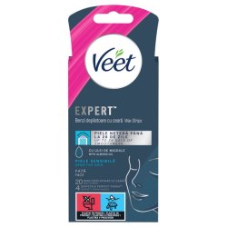 Veet Expert - szőrtelenítő gyantaszalag érzékeny bőrre (20 db) Veet Expert - szőrtelenítő gyantaszalag érzékeny bőrre (20 db)