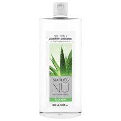 Mixgliss Nu Aloe Vera - nuru masszázs gél és síkosító (1000ml)